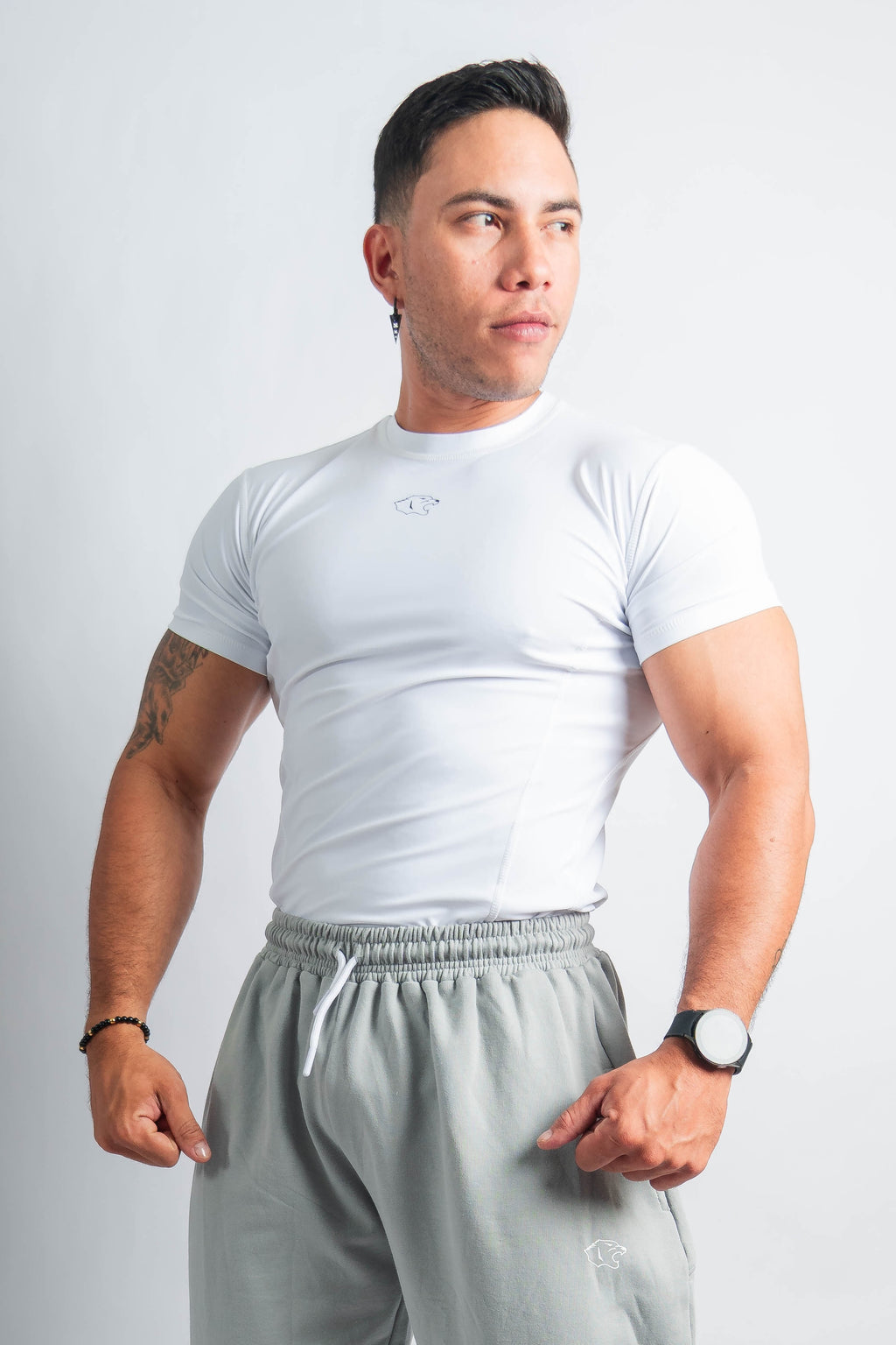 POLO COMPRESOR ARMOR - BLANCO