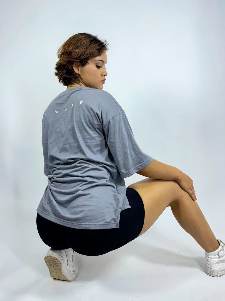 POLO OVERSIZE CLASICO - GRIS