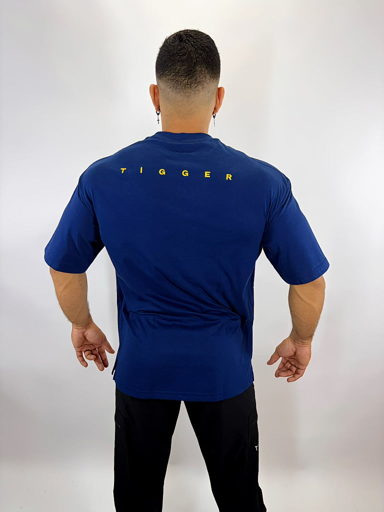 POLO OVERSIZE CLASICO - AZUL