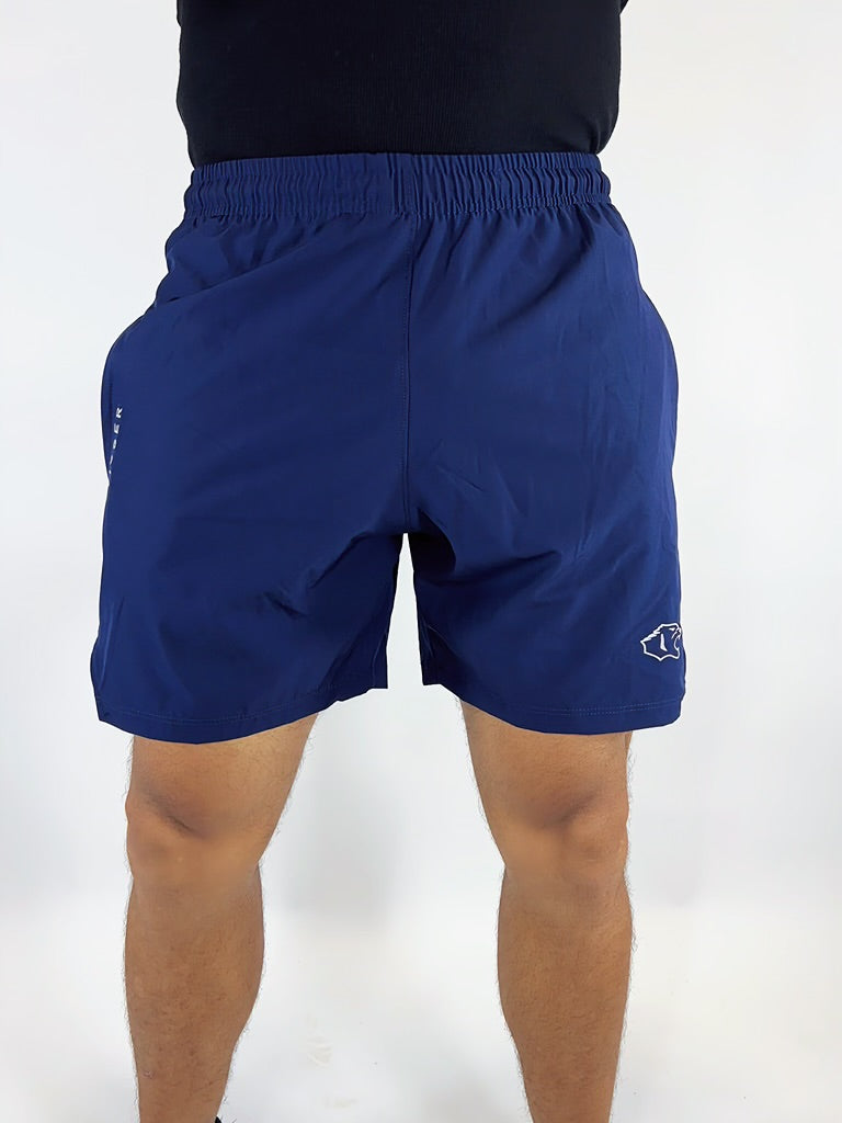 SHORT CON LICRA - AZUL