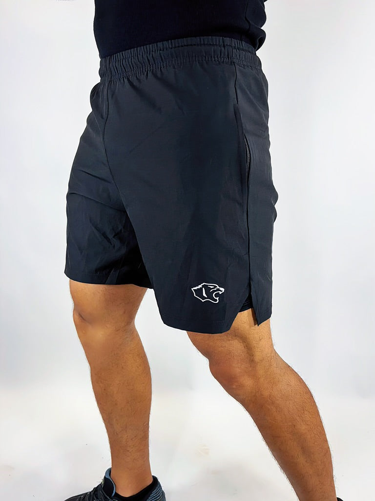 SHORT CON LICRA - BLACK