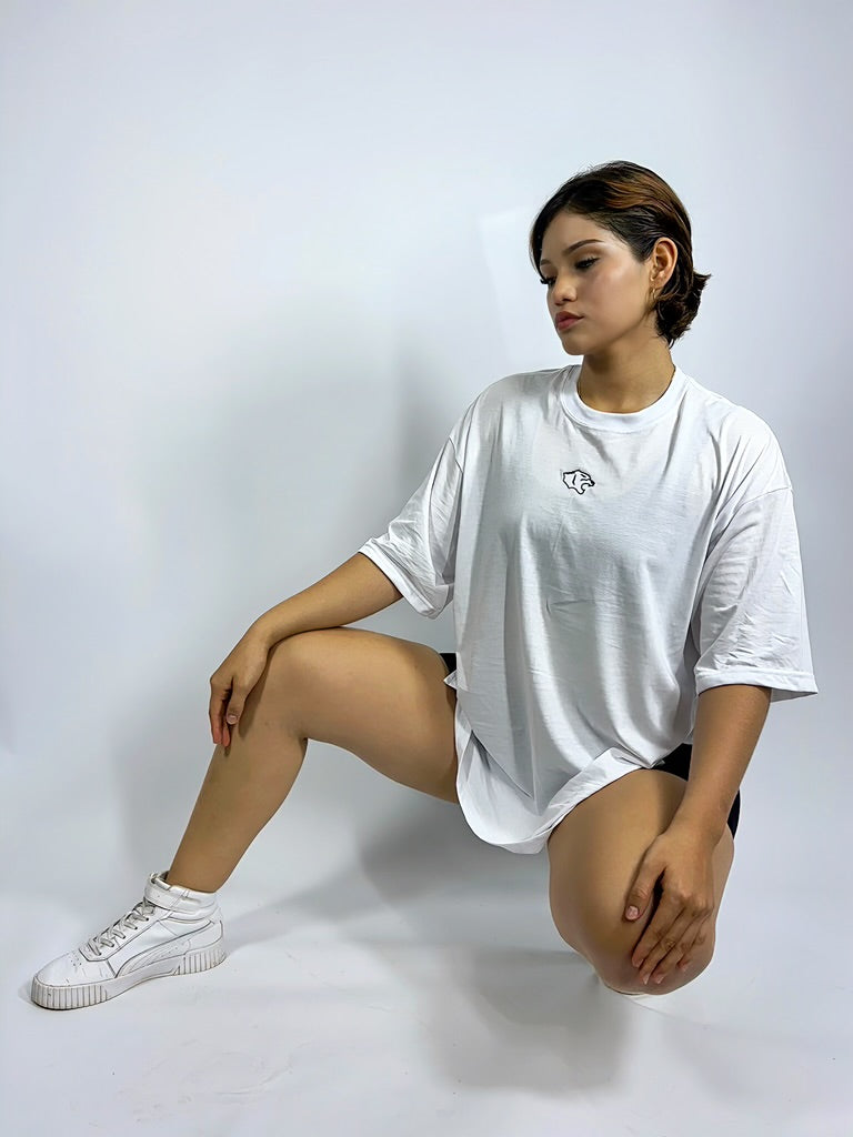 POLO OVERSIZE CLASICO - GRIS