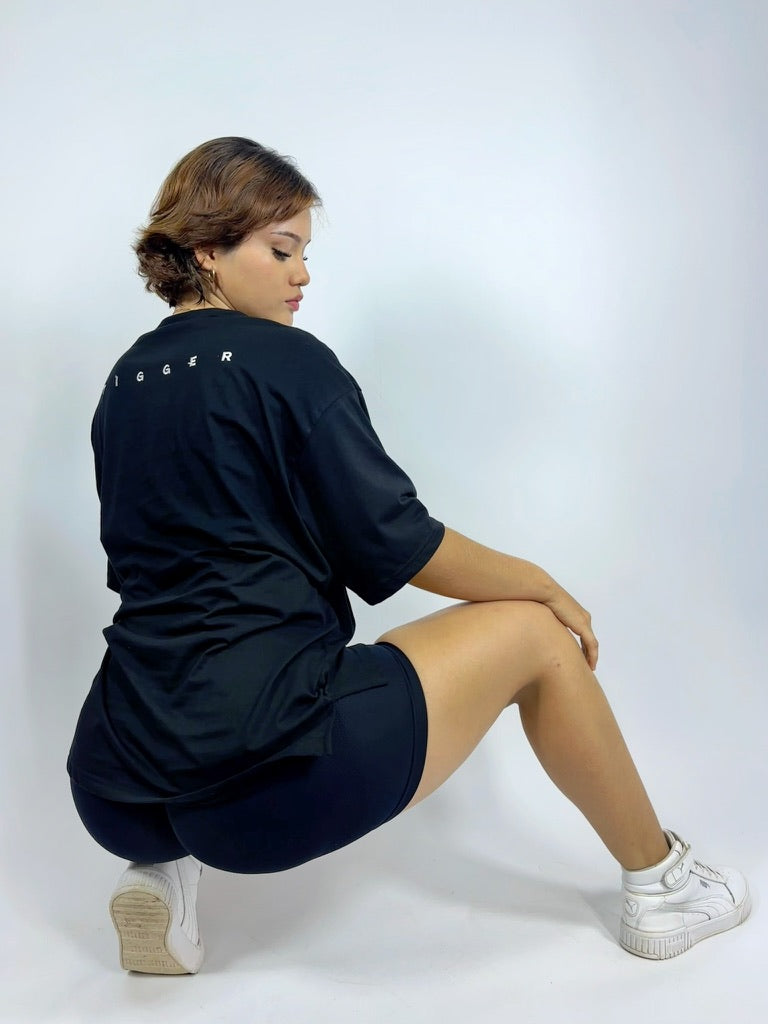 POLO OVERSIZE CLASICO - NEGRO