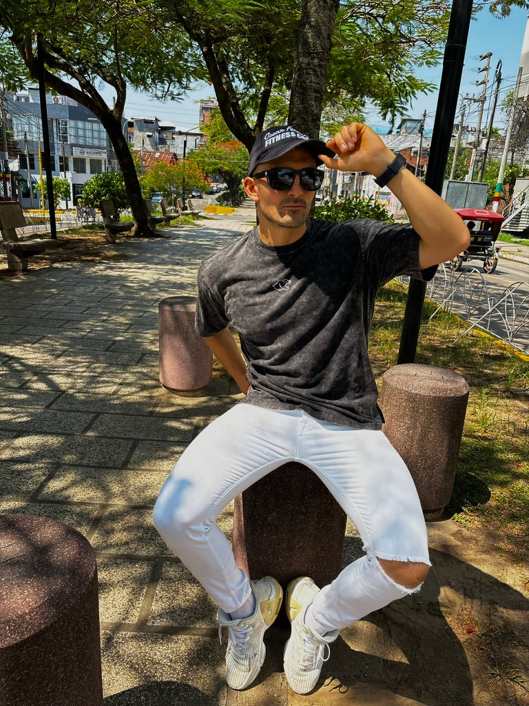 POLO OVERSIZE CASCADA - CHOCOLATE