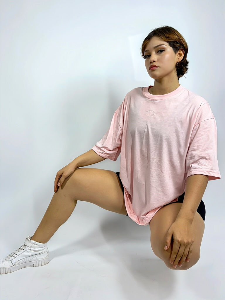 POLO OVERSIZE CLASICO - GRIS