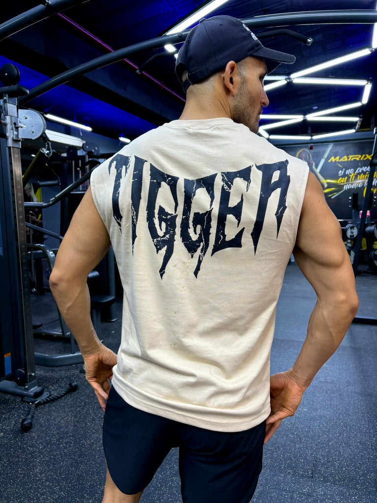 POLO MANGA CERO OVERSIZE - BEIGE