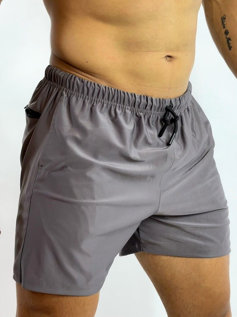 SHORT OLIMPICO - GRIS
