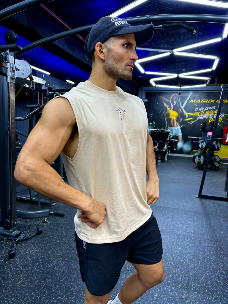 POLO MANGA CERO OVERSIZE - GRIS