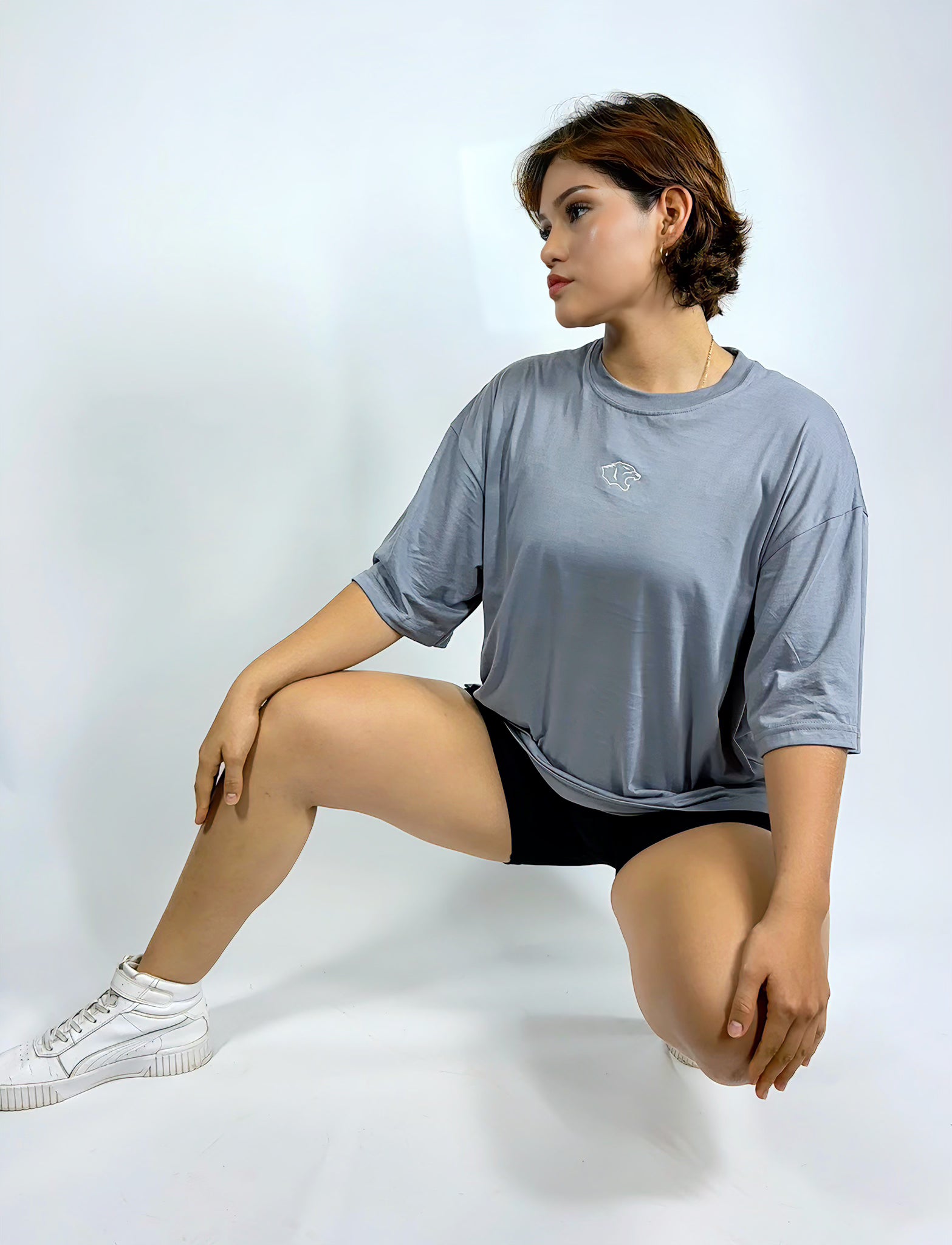 POLO OVERSIZE CLASICO - NEGRO