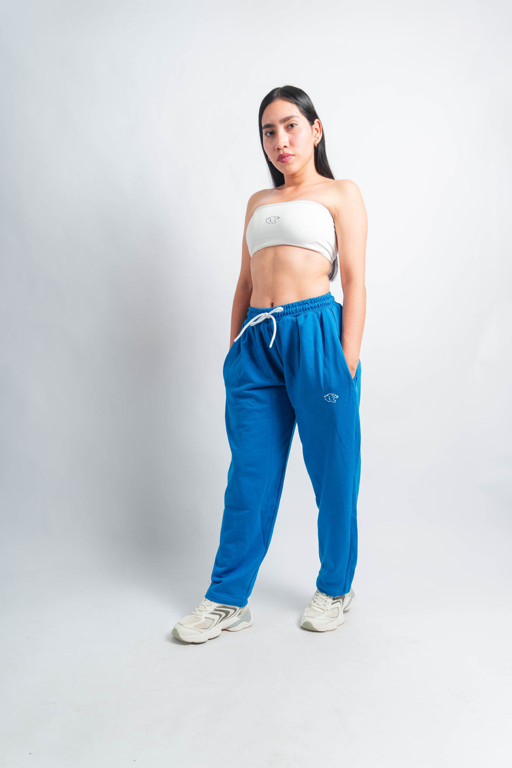 BAGGY JOGGER GOTHIC - CELESTE