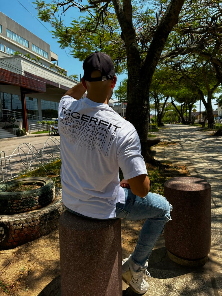 POLO OVERSIZE CASCADA - BLANCO