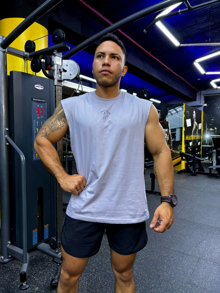 POLO MANGA CERO OVERSIZE - AZUL MARINO