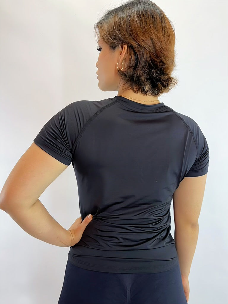 POLO DEPORTIVO SLIM FIT - NEGRO