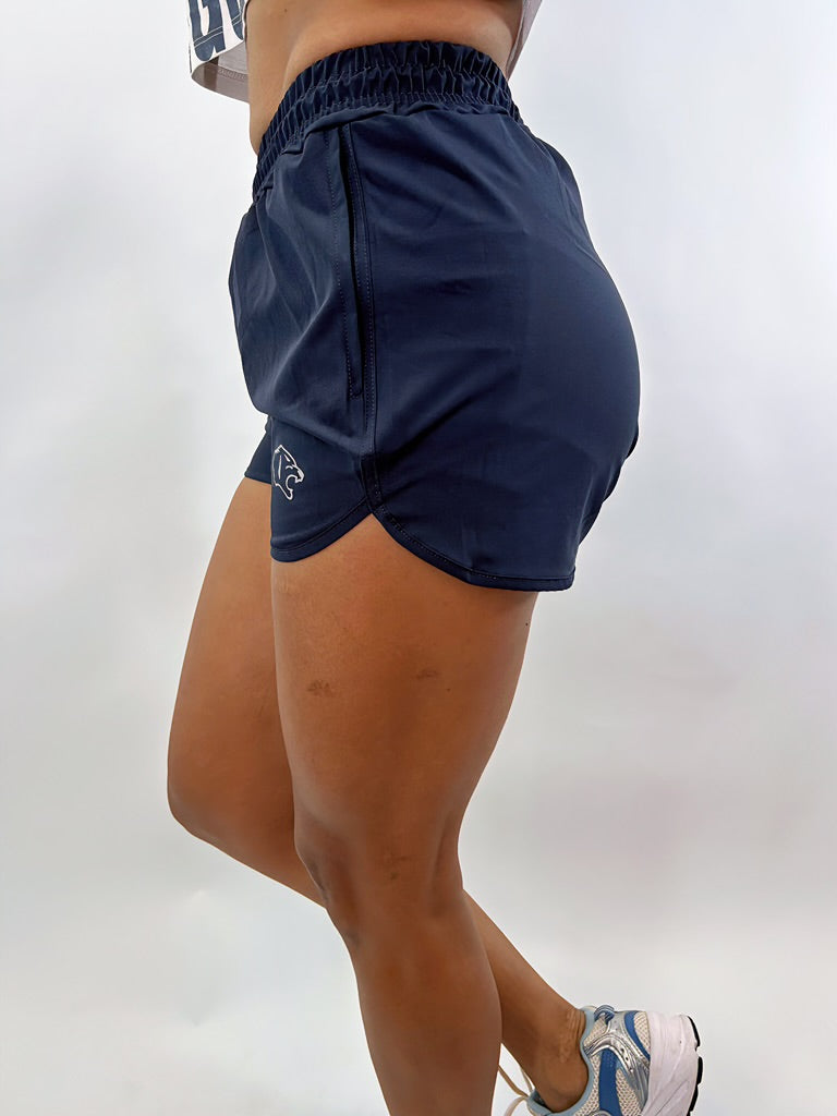 SHORT CON LICRA - GRIS