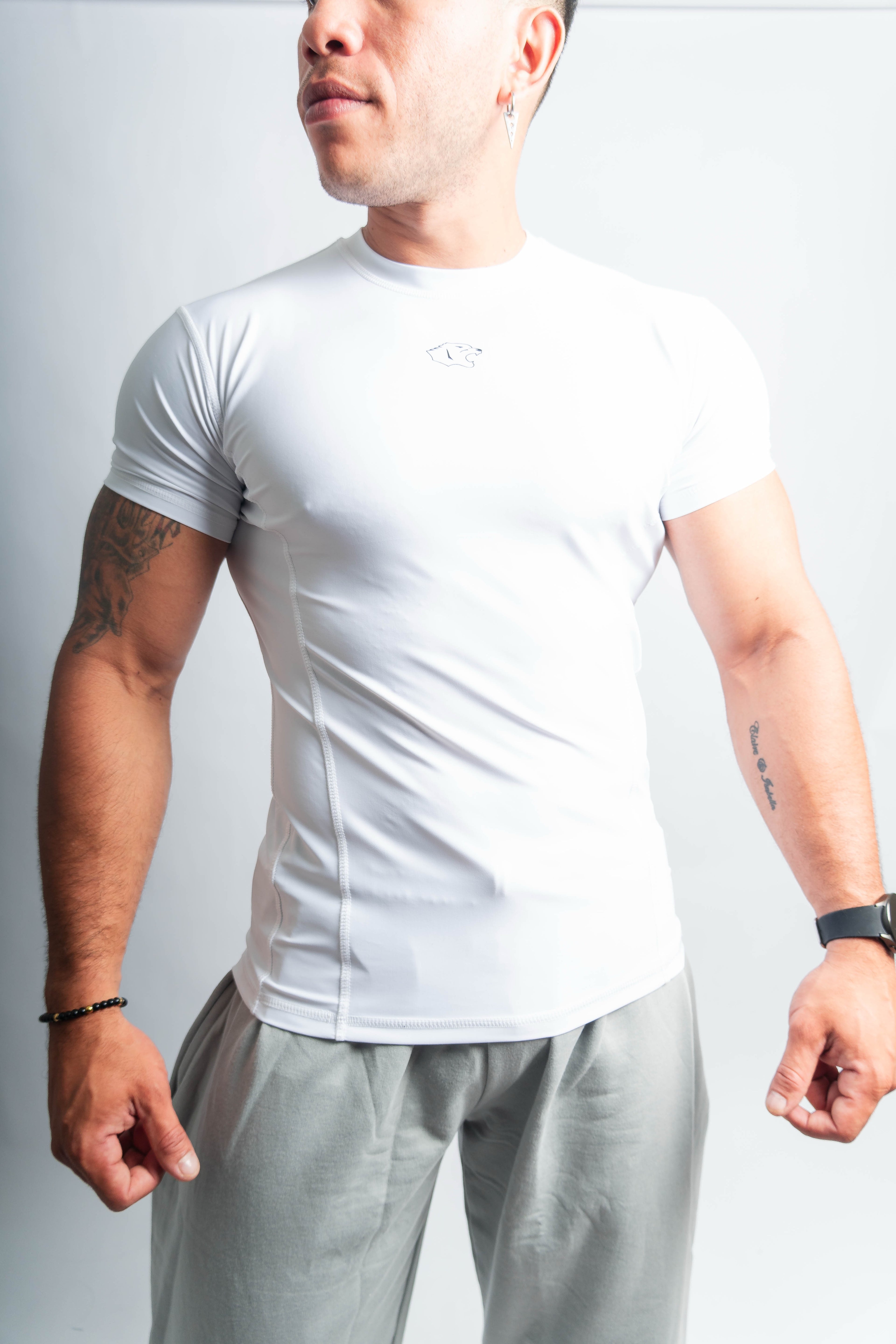POLO COMPRESOR ARMOR - BLANCO