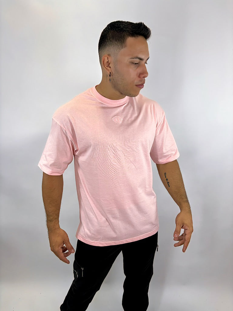 POLO OVERSIZE CLASICO - ROSA BEBE