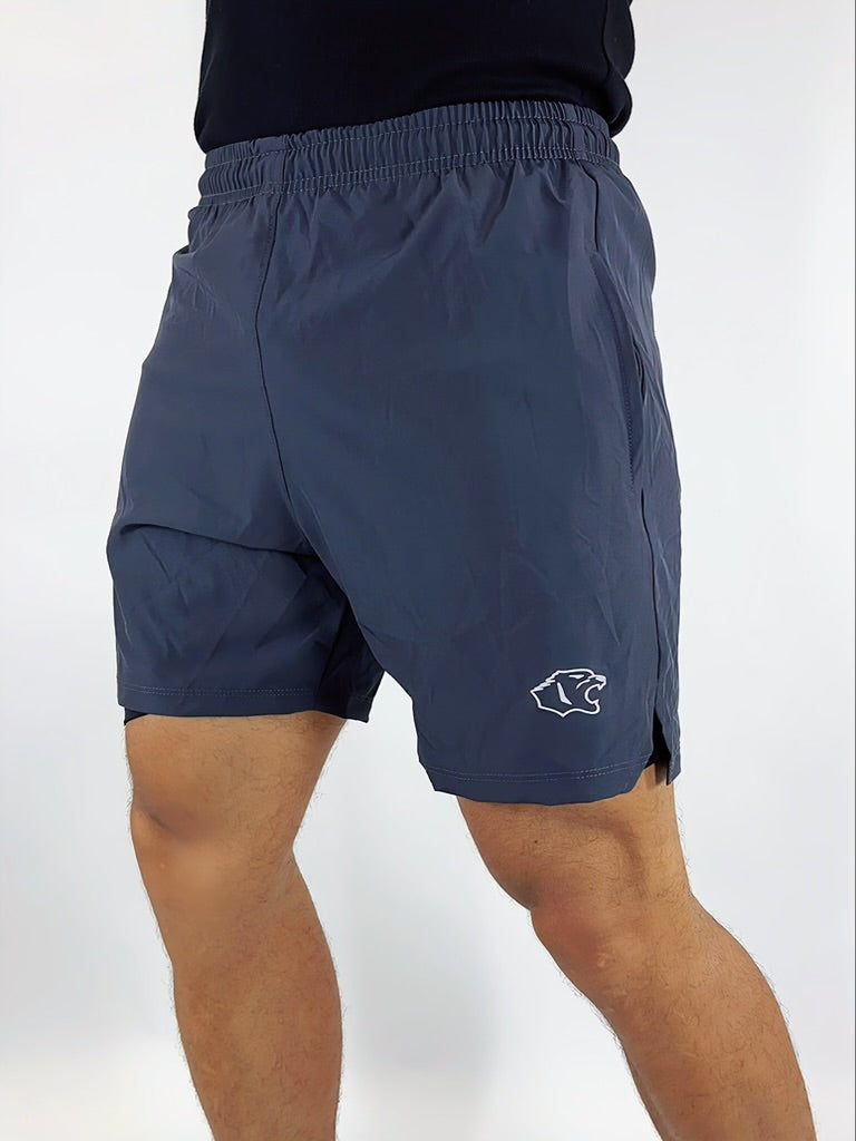 SHORT CON LICRA - BLACK