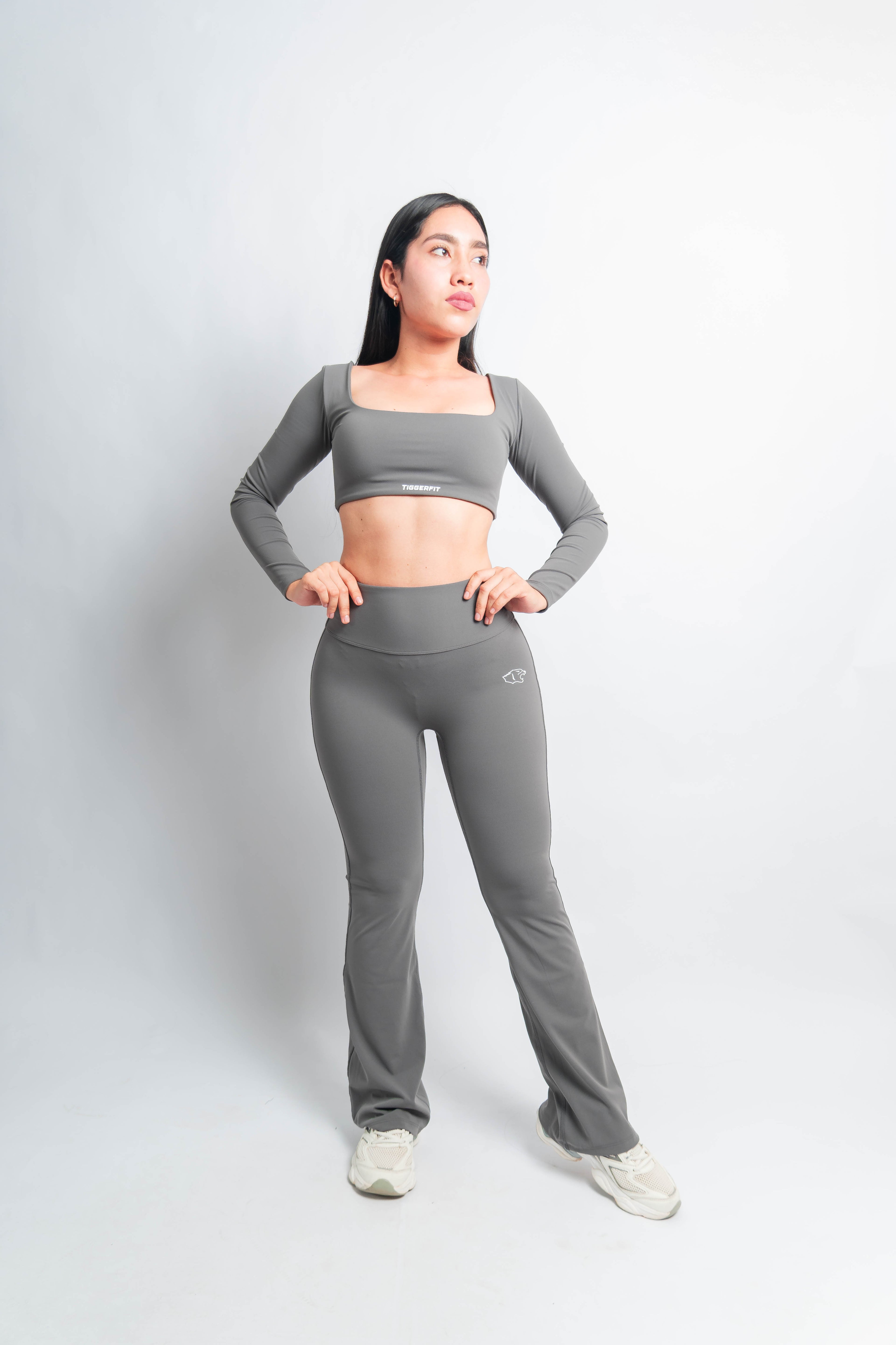 SET PALAZO - GRIS