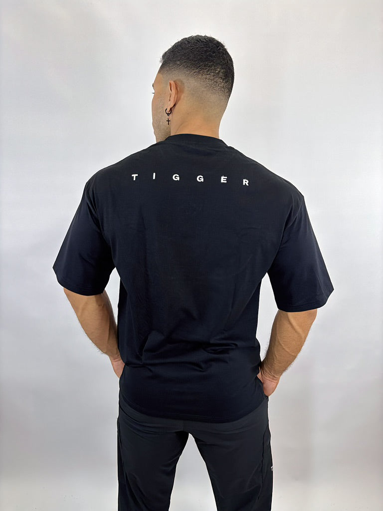 POLO OVERSIZE CLASICO - BLACK