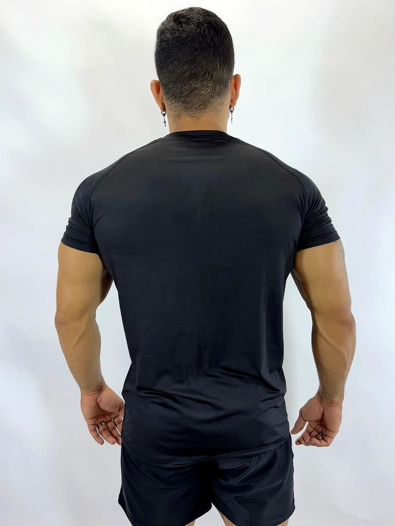 POLO DEPORTIVO - SLIM FIT - NEGRO